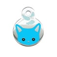thumbnail image 4 of Vet Recommended Pet ID Tag Cat Personalized Many Shapes and Colors to Choose Tag, 4 of 8
