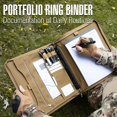 thumbnail image 2 of Carpeta de almacenamiento KOSIBATE Tactical Padfolio A4, 34 x 29 cm, color caqui, 2 of 7