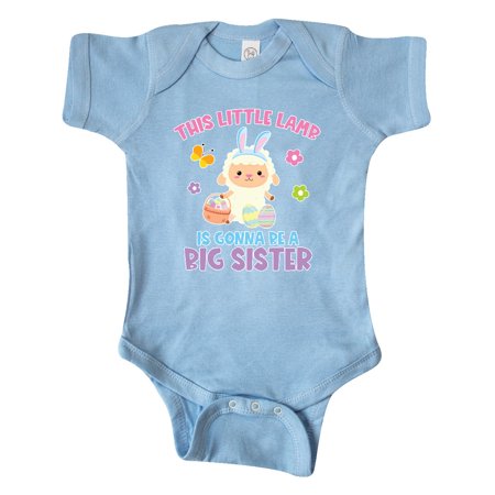 

Inktastic Easter This Little Lamb is Gonna Be a Big Sister Gift Baby Girl Bodysuit