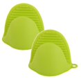 thumbnail image 1 of Oleegame Gants d'Isolation en Silicone pour Four à Micro-Ondes de Cuisine 2 Pcs Gants Isolés pour Four en Silicone Vert, 1 of 5