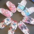 thumbnail image 2 of Zapatillas bonitas de dibujos animados para niños, zapatillas antideslizantes de verano para niñas Sanrio Kuromi Melody Hello kitty para el hogar y la playa, 2 of 4