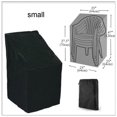 thumbnail image 4 of Cubierta para silla de balcón y jardín al aire libre, protector solar impermeable para muebles, cubierta antipolvo, Material duradero, 4 of 5
