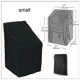 thumbnail image 4 of Cubierta para silla de balcón y jardín al aire libre, protector solar impermeable para muebles, cubierta antipolvo, Material duradero, 4 of 5