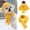 B, variant on Cozy Winter Pet Hat and Scarf Set Knitted Ear Warmer with Ear Holes for Small Dogs and Cats Daily Cold Weather Outdoor Wear
