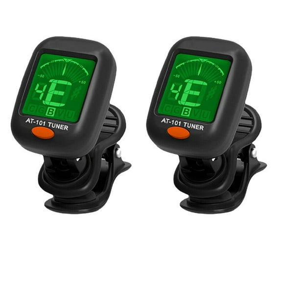 LCD Clip On Chromatic Acoustic Electric Guitar Bass Ukulele Banjo Violin Tuner