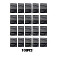 thumbnail image 2 of Becaristey 100x Sturdy And Durable Foil Bags For Easy Access And Wide Application Multi-functional Plastic Resealable black 1Set, 2 of 6