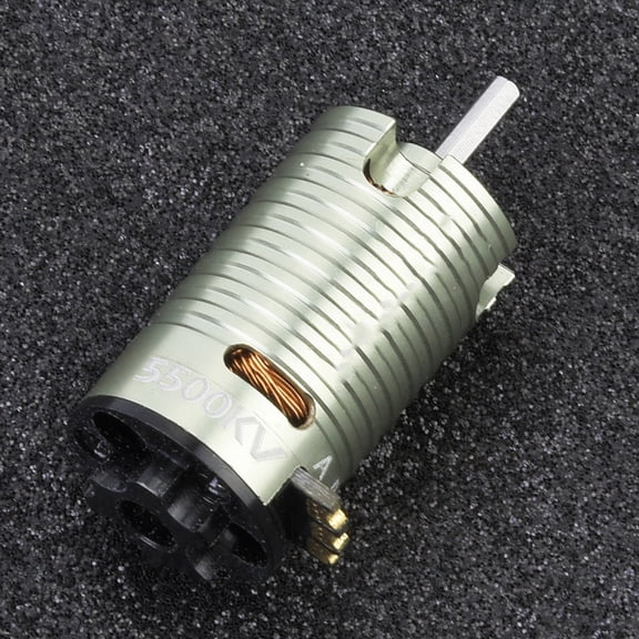 Rocket MINI-Z 5500KV 2-Pole Brushless Motor for 1/24 1/28 Scale RC Model Cars, High Torque (1.5 inches / 3.7 cm)