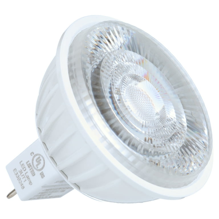 Cree Lighting Pro Series MR16 GU5.3 75W Equivalent LED Bulb, 35 Degree  Flood, 570 lumens, Dimmable, Soft White 2700K, 25,000 hour rated life, 90+  CRI
