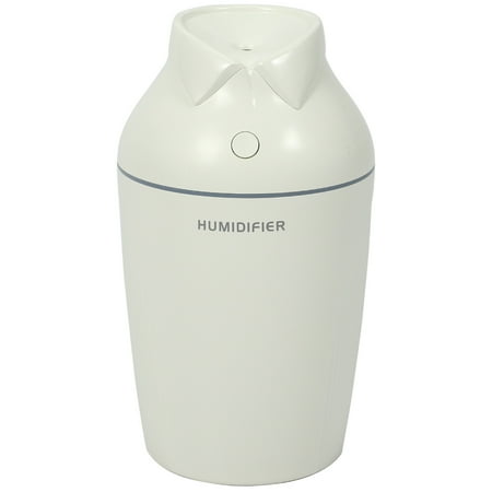 

Portable USB Mini Humidifier Diffuser Humidifier 280Ml Capacity Quiet Humidifier Breathing Light Home Office Car White