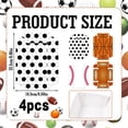 thumbnail image 4 of Soccer Party Paper Food Trays, Disposable Food Boats for Kids Birthday, Picnic, BBQ, Double-Sided Paper Food Holders for Nachos, Hot Dogs, French Fries, 4 of 7