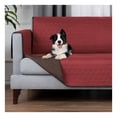 thumbnail image 1 of Protector de Sala 3 Pzas Reversible Pinsonic, Real Textil (Rojo - Café, ch/m/g), 1 of 7