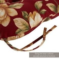 thumbnail image 2 of Greendale Home Fashions Greendale 21 x 42-inch Outdoor Seat/Back Chair Cushion (Set of 2) (Cushions Only) Roma Floral, 2 of 5