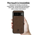 thumbnail image 6 of Dteck for Google Pixel 7A Case, Slim Business PU Leather Thin Elegant TPU Bumper Soft Anti-Slip Scratch Resistant Protective Phone Cover Cases for Google Pixe 7A,Brown, 6 of 6