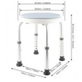 thumbnail image 2 of Tabouret de Douche Réglable Rond Siège de Sécurité de Douche Réglable Tabouret de Douche Performance Prouvée, 2 of 8