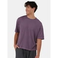 thumbnail image 6 of No Boundaries Boxy Cropped Tee, 2-Pack, Men's and Big Men's, 6 of 7