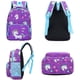 thumbnail image 2 of Mochila de viaje para niños pequeños en edad preescolar Mochila de dibujos animados lindo para jardín de infantes Mochila morada de unicornio para niños. Afortunado Sencillez, 2 of 5