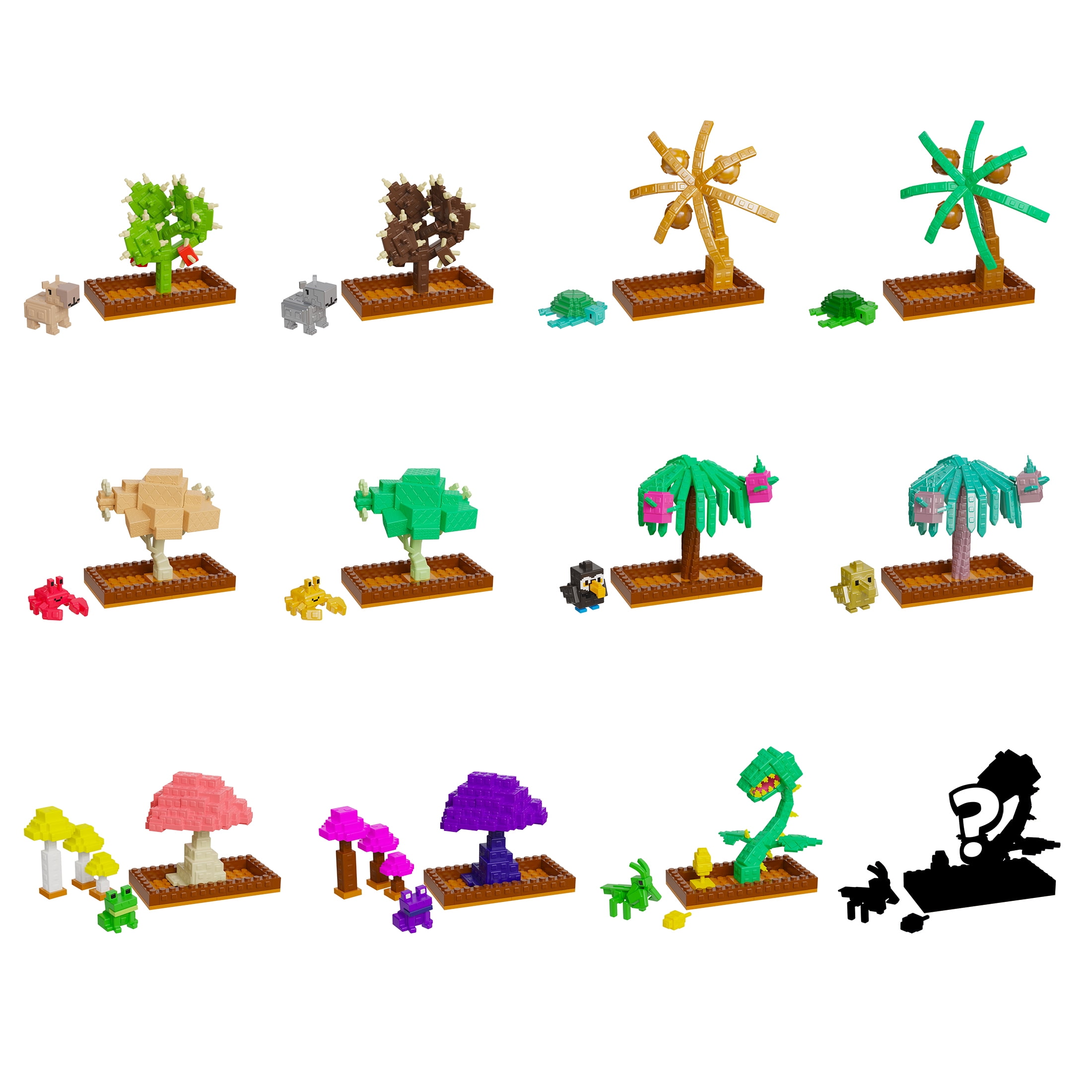 Grow A Garden  Rare Crops Bundle  Series 1  Mini Surprise Sphere Bundle -Includes DLC Code Redeemable on Roblox  Officially Licensed Construction Set by PhatMojo