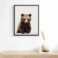 thumbnail image 2 of Nawypu  Sylvie Baby Bear Animal Print Portrait Framed Canvas Wall Art Natural, 2 of 4