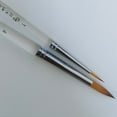 thumbnail image 1 of Transparent Short Handle Watercolor Brush Pen Set With Nylon Tip For Art Painting Line Edge Oil Brush, 1 of 7
