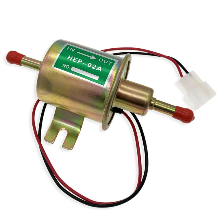 Universal Inline Fuel Pump 12V Electric Low Pressure Gas Diesel HEP-02A
