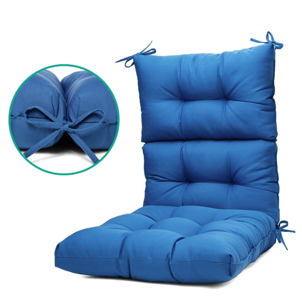 Outdoor High Back Patio Chair Cushion Soft Warm Bottom Chair Cushion