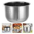 thumbnail image 1 of Tineasur cooker steel bowl Rice Cooker Inner Pot Stainless Steel 1Pack, 1 of 6