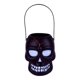 thumbnail image 4 of Cubo de dulces de Halloween con forma de calavera, cubo para dulces, o trato, ligero y portátil, 4 of 9