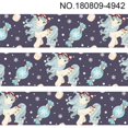 thumbnail image 1 of Y 50 yardas de dibujos animados en vivo Festivales de Navidad 2 cinta de grosgrain estampada, 1 of 2