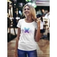 thumbnail image 2 of Crossed Surfing Board T-Shirt Women -Image by Shutterstock, Female Large, 2 of 4