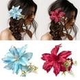 thumbnail image 2 of Beautiful Simulated Flower Hair Ornament Suitable For Various Occasion, 2 of 17