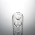 thumbnail image 1 of HUGFEGWE Empty Glass Reed Diffuser Bottle Refillable Aromatherapy Jars 1pc Glass Bud Vase Fragrance Accessories for Essential Oils, Small Flower Vase Table Centerpieces for Wedding Home Decor (Small), 1 of 7