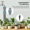 thumbnail image 6 of 2 Pack Drip Irrigation System Automatic Micro Drip Kit with 10 Drip 62 Inch Nozzles Irrigation Tubing Hose Garden Irrigation Head Drop Drip Watering System for Flower, Potted Plants, Vegetable, 6 of 7