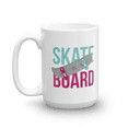 thumbnail image 1 of Unique Women's Skate Board Coffee & Tea Mug And Skateboard Themed Accessories For Youth & Women (15oz), 1 of 3