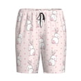 thumbnail image 3 of Yiaed Rabbit for Men's Soft Sleep Pajama Short Lounging Pajama Shorts-Medium, 3 of 8