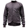 thumbnail image 1 of Crooks & Castles Lavish Knit Baseball Jacket Black, 1 of 1
