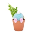 thumbnail image 2 of LEFTHIGH Home Easter Bunny Mini Flower Pot Ornament Home Decor Tray Decoration Plastic Planter for Succulents and Small Plants House Items, 2 of 6