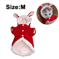 thumbnail image 2 of Pet Hoodie Cat Rabbit Outfit with Bunny Ears Cute Sweatshirt Spring and Autumn Puppy Knitted Sweater, 2 of 5