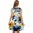 thumbnail image 3 of Uaswgudfs Sleeveless Tropical Midi Dress for Women - A-Line Summer Sundress with Fitted Waist, Functional Pockets & Casual Flowy Silhouette, 3 of 5