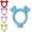 Blue, variant on Cute Plush Light Stick Cover for TWICE, Kpop Lightstick Decoration Sleeve