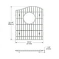 thumbnail image 2 of Elkay LKOBG1417RSS Stainless Steel 12-1/4" x 15-1/16" x 1-1/4" Bottom Grid, 2 of 2
