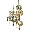thumbnail image 2 of Elegant Lighting Maria Theresa Transitional 5 Light Royal Crystal Gold Wall Sconce, 2 of 2