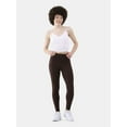 thumbnail image 5 of No Boundaries Faux Sueded Ankle Leggings, 27.5”Inseam, 1 or 2-Pack, Women's & Women's Plus Sizes XXS-4X, 5 of 6
