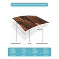 thumbnail image 5 of Quilts Twin XL Size, Burnt Orange Forest Soft Comforter Bedding Set for Bed, Pine Trees Modern Mysterious Art Lightweight Quilted Bedspread with Pillow Cover(2 Pieces) for All Season, 68x98 Inch, 5 of 6