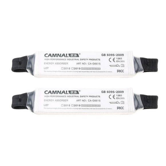 2pcs Correa De Protección Contra Caídas Arnés De Seguridad Cuerda De Seguridad Cuerda De Amortiguador shamjiam Amortiguador de choque de cordón