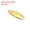 Golden, variant on Fishing Lure Blades 1x0.3", Willowleaf Lure Making for DIY Bait, Golden 50 Pack
