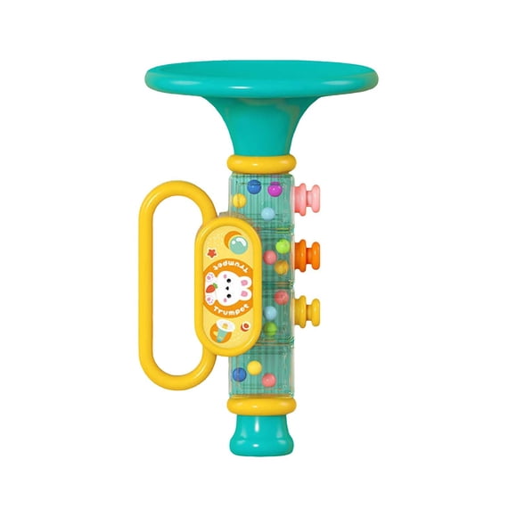 Adorable Rabbit Horn Toy - Baby Blowing, Cartoon Harmonica & Whistle, Plastic, for Toddlers