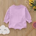 thumbnail image 6 of Likimi Baby Boys Jumpsuits Long Sleeve Cartoon Print Crew Neck Comfortable Loose Relaxed Spring Fall Homewear Purple Size 12-18 Months, 6 of 7