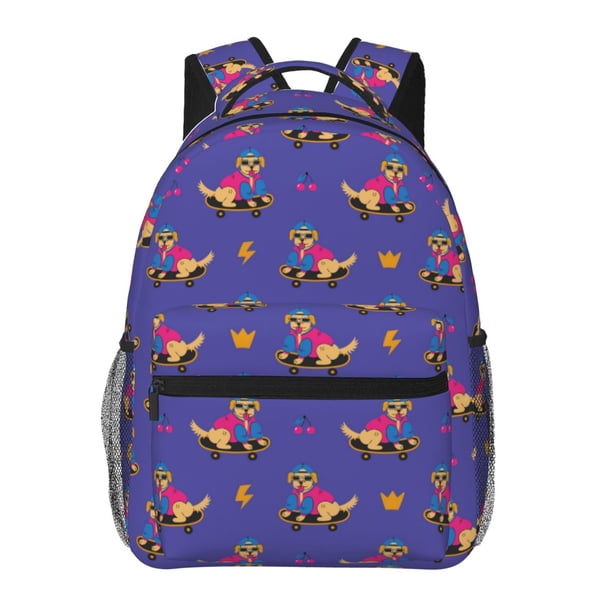 Disketp Labrador Retriever Dog Mochila Estampada para Hombre y Mujer – Mochila Ligera Clásica con Múltiples Bolsillos para Universidad, Trabajo y Viajes-One Size