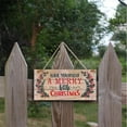 thumbnail image 4 of JHGoosa Merry Christmas Wooden Sign At The Front Door Wooden Decoration Hanging Welcome Sign Family Window Wall Farmhouse Indoor And Outdoor Decoration Christmas Outdoor Sign, 4 of 9