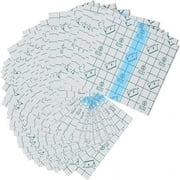 100 Pcs TransparentClear Adhesive Bandage, Stretch Large Waterproof Film Adhesive Bandages Dressing Supplies, 4x4‘’